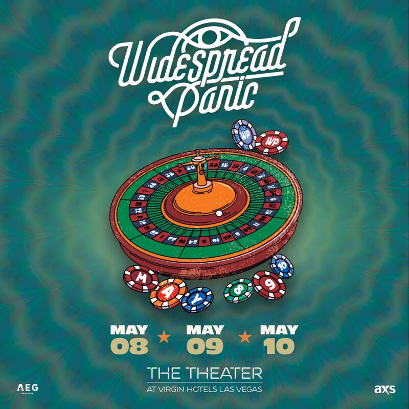 Widespread Panic live in Las Vegas May 8-10, 2026